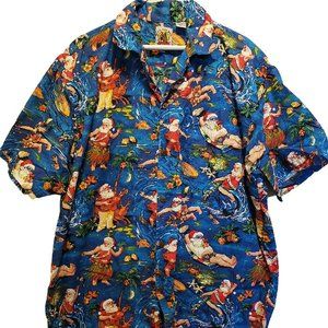 MAX BOXXER Santa Hawaiian Shirt Pin-up Size XL
